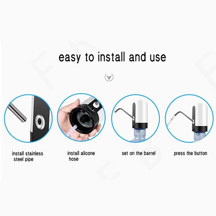 Electric Dispenser 800mah Large Battery Wireless USB Charging Drinking Water Pump Mini Portable Fast Water Automatic Machine