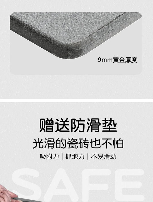 Diatomite Mat Stone Bath Mat Super Absorbent Diatomite Carpet Quick Drying Diatomaceous Earth Bath Mats Non-Slip Shower Rug