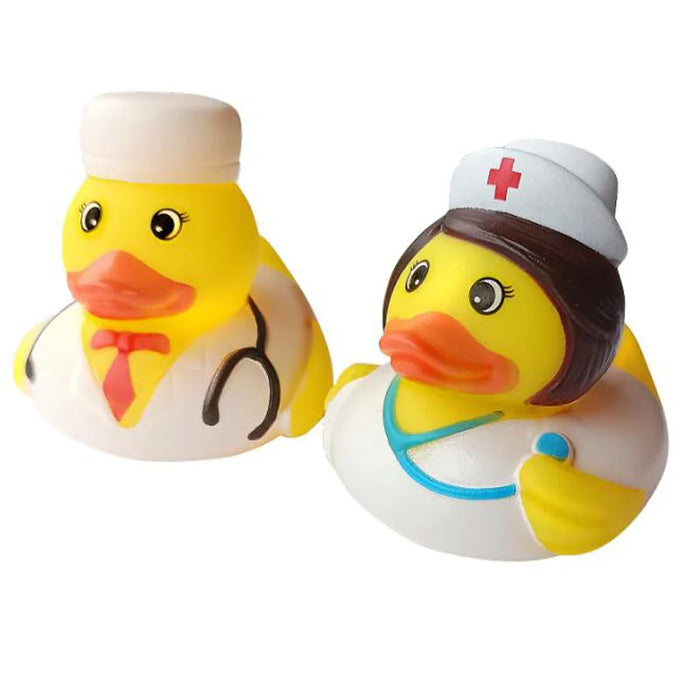 1pcs Yellow Baby Duck Rubber Bath Toys for Toddler