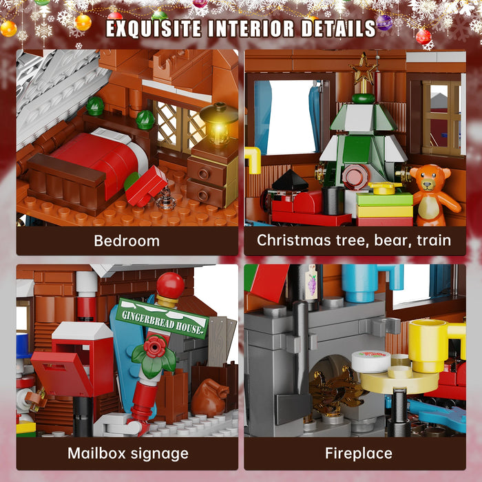 Christmas Winter Village Cafe Building Toy