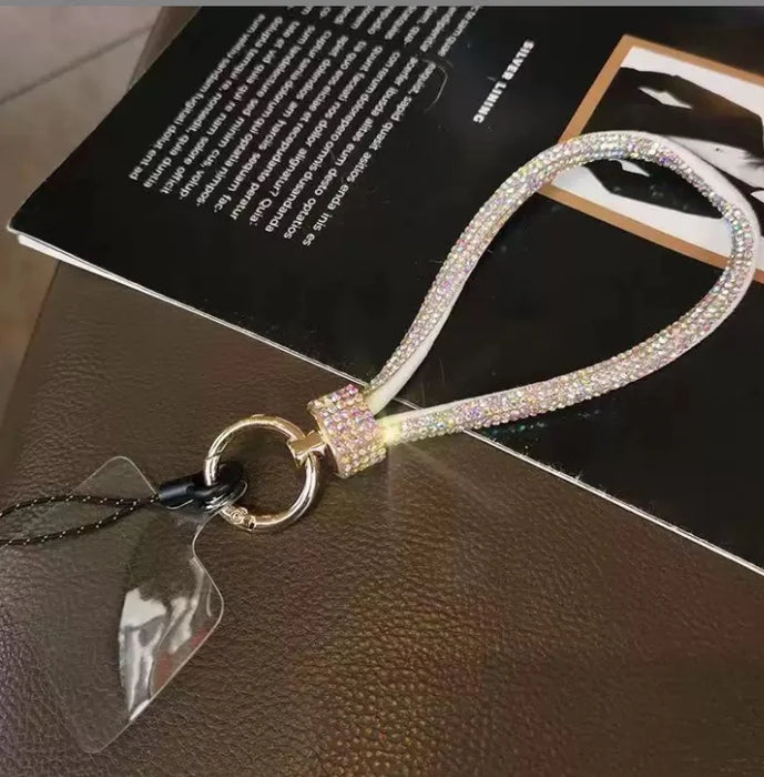 For Cell phone lanyard pendant phone strap Keychain on the phone Wrist chain luxury rhinestone pendant chain diamond bracelet