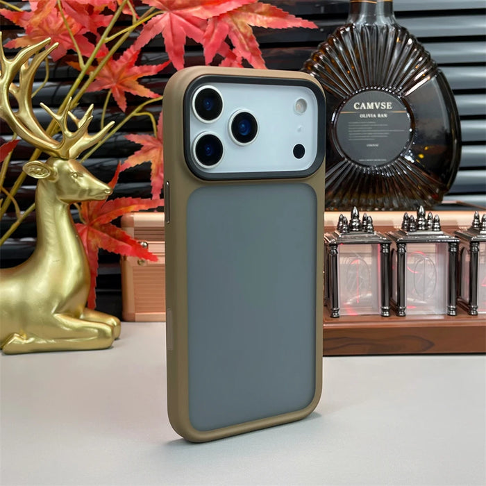 Luxury Transparent TPU Matte Case For iPhone 17 Air 17 Pro Max Camera Control Button Shockproof Clear Bumper Silicone Back Cover