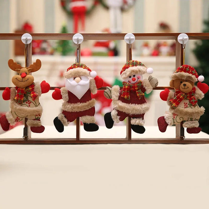 Dancing Santa Merry Christmas Ornaments Xmas Tree Hanging Pendant Christmas Tree Decoration Home Decor 2024 Xmas Children'S Gift