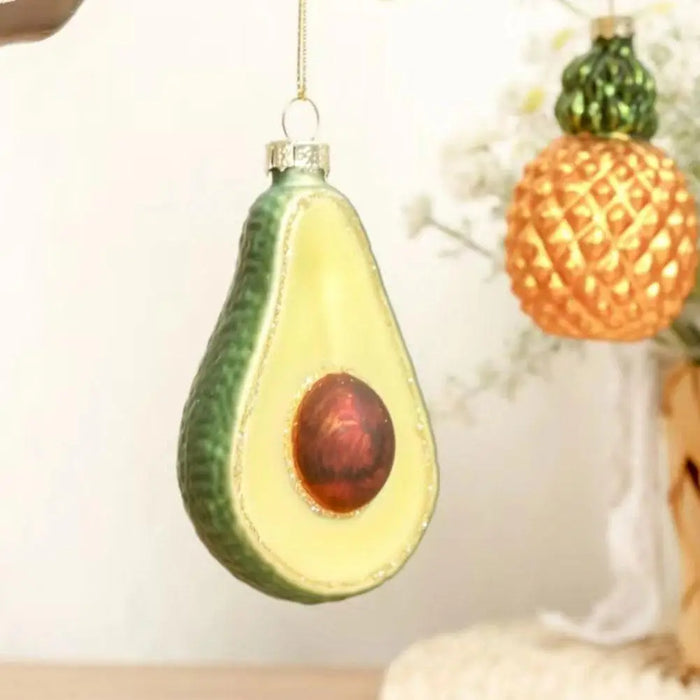 Christmas Tree Decorations Avocado Fruit Pineapple Cupcake Donut Ice Cream
