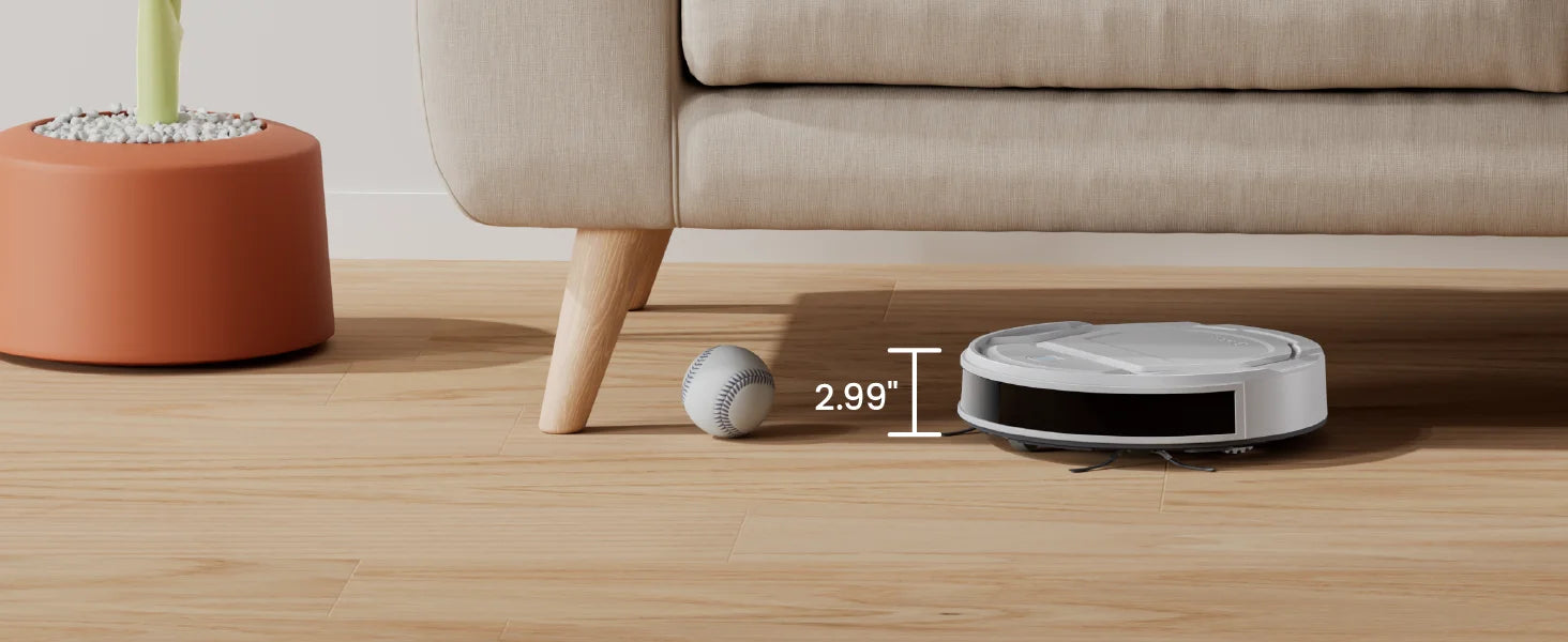 Lefant M210 Pro Robot Vacuum Cleaner, 2200Pa Powerful Suction, 120 Mins Runtime, Automatic Self-Charging,Wi-Fi/App/Alexa Control