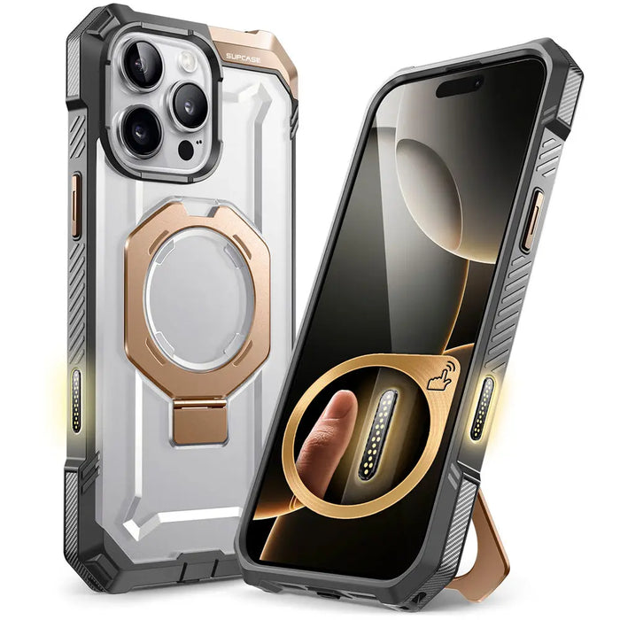 SUPCASE For iPhone 16 Pro Max Case with Camera Control Capture Button UB Grip Heavy Duty Rugged Magnetic Phone Case with Stand