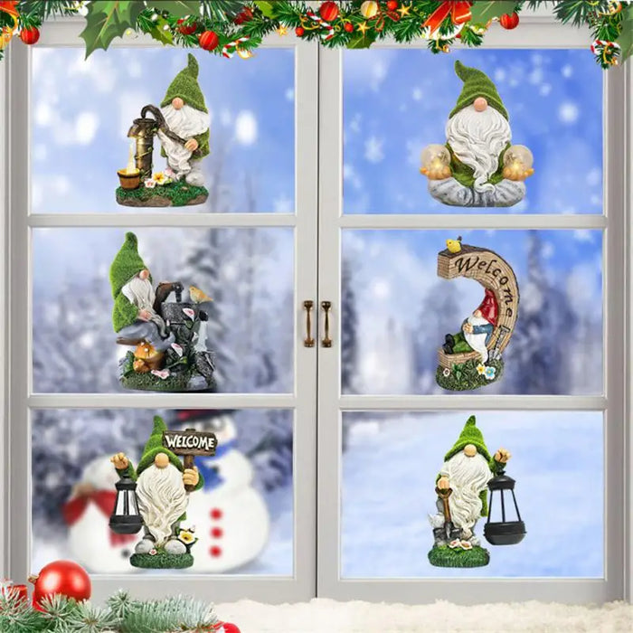 Christmas Sticker Garden Lilliputian Dwarf Wall Sticker