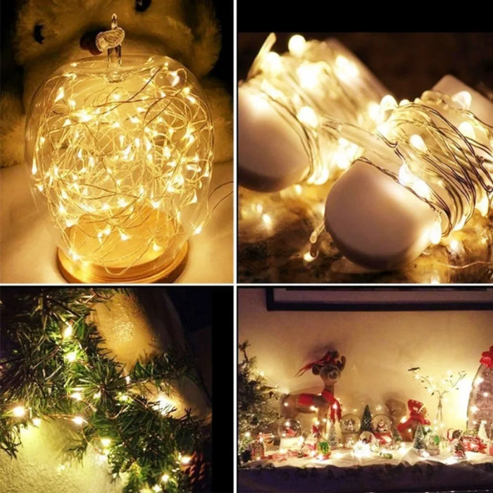 1M 2M 3M 5M LED Copper Wire String Lights Fairy Light Outdoor Garland