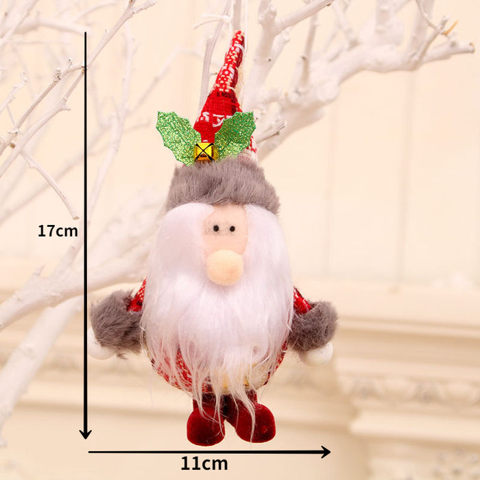 Christmas Santa Snowman Deer Doll Decoration