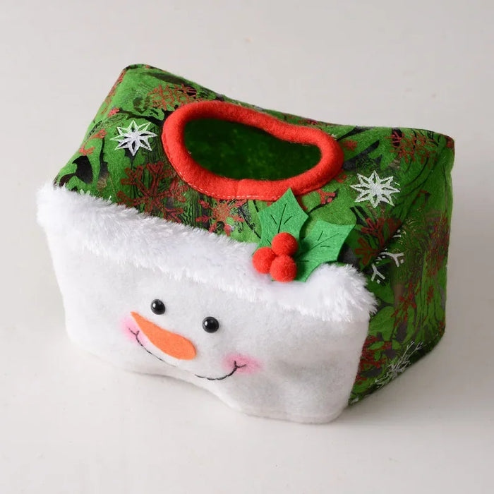 2024 New Christmas Decoration Paper Towel Cover Christmas Desktop