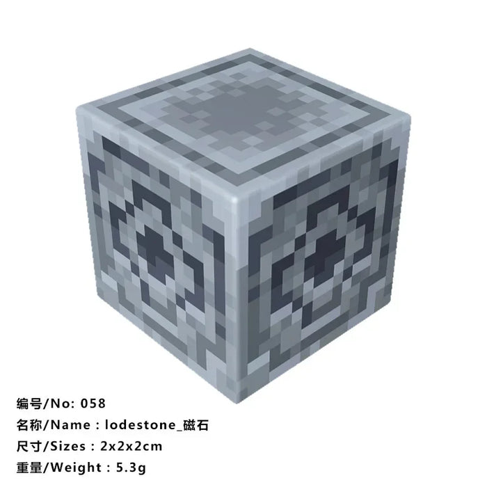 76 style my world Minecraftinglys mini-assembly diagram magnetic building blocks splicing mine magnet model building blocks toys