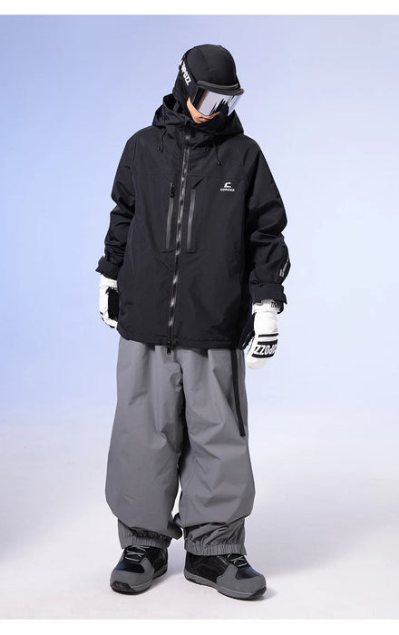 COPOZZ Winter 3L Male Ski Pants Outdoor Sports Permeable Waterproof