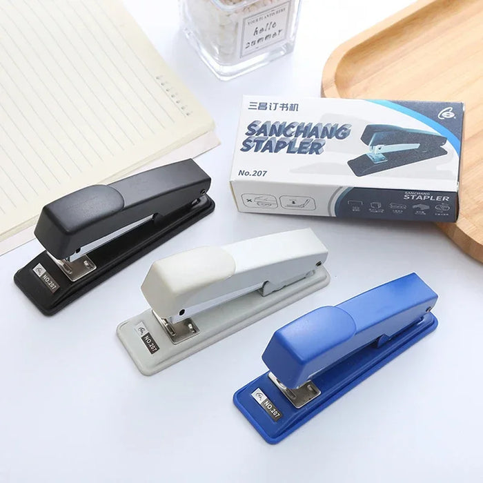 Hand held stapler student office binding machine multi function saving durable stapler thickened medium stapler