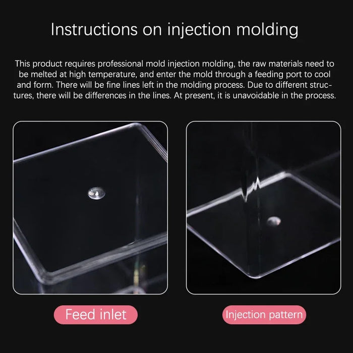 Acrylic Mystery Box Storage Display Frame Single Transparent Box Display Stand Case Dust Proof Toys Collectible Artcrafts Boxes