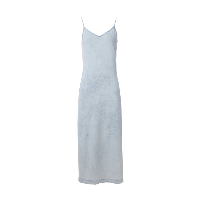 AP SS25 Women Lightweight Denim Wrap Blouse & Slip Dress