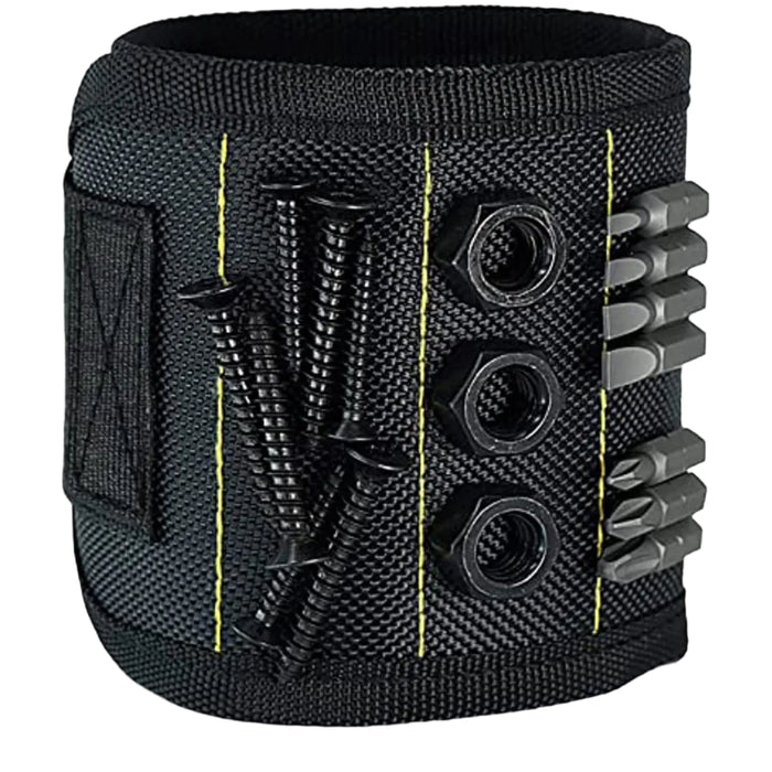 Magnetic Wristband for Holding Screws,Nails,Drilling Bits,Wrist Tool Holder Belts with Strong Magnets,Cool Gadgets for Men, wome