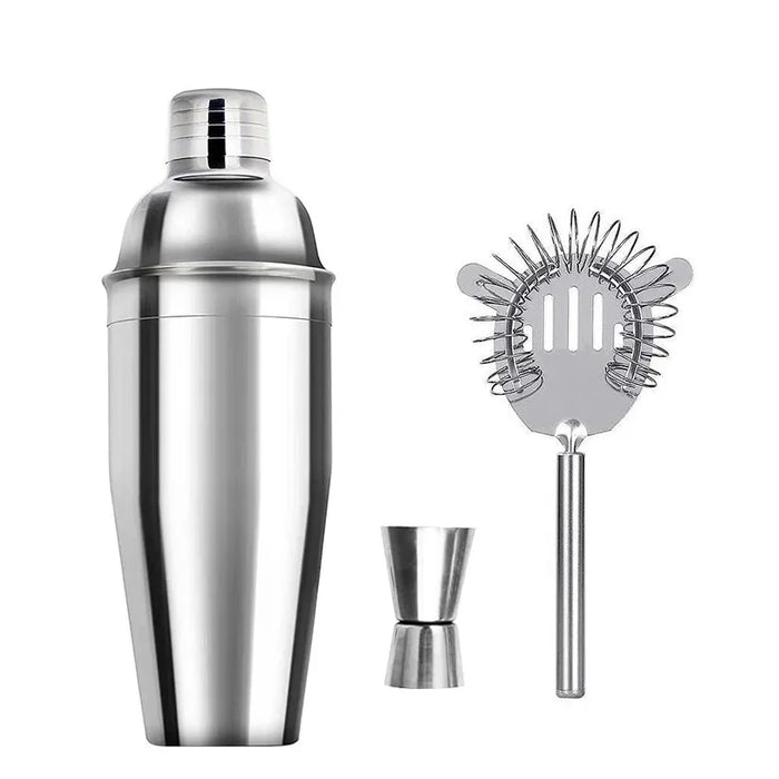 6/7/10pcs Stainless Steel Cocktail Shaker Bartending Tools Bartender Kit Martini Sharker Drink Mixer Set With Storage Bag
