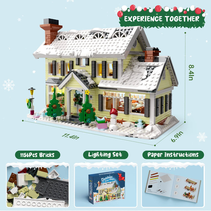 Christmas Winter Village Cafe Building Toy