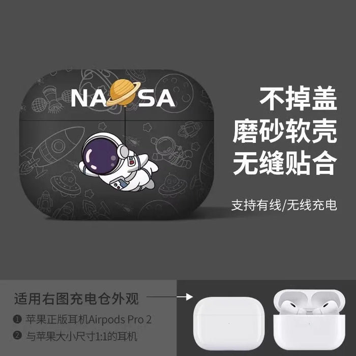 For AirPods 4 2024  pattern wireless earphone frosted shell protective case suitable for Airpods 4 Pro 1 2 3  wholesale 