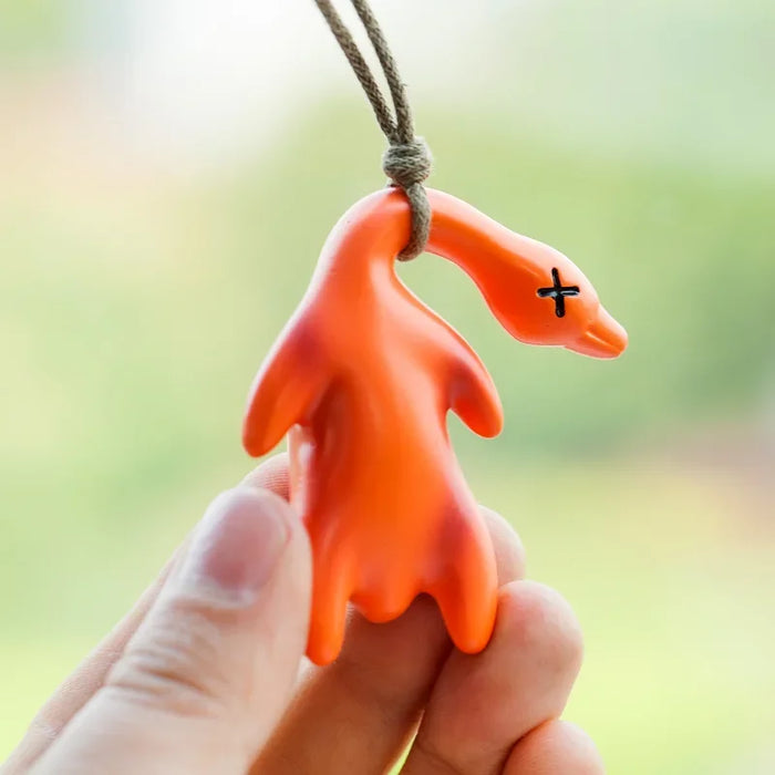 Roasted Swinging Goose White Roast Duckfor Car Interior Hanging Pendant