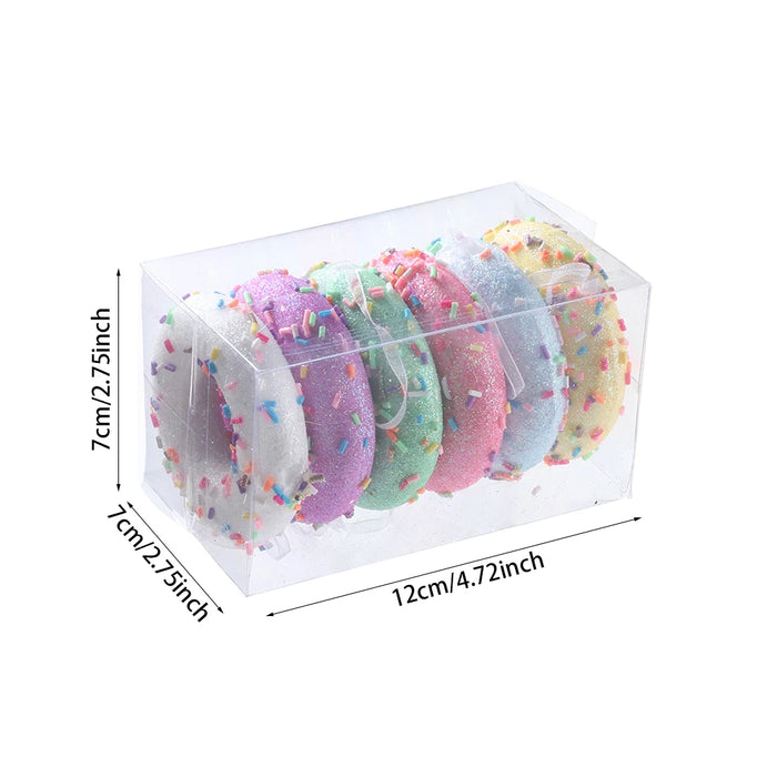 Mix Cute Candy Donuts Cupcake Ice Cream Cone Christmas Ornaments