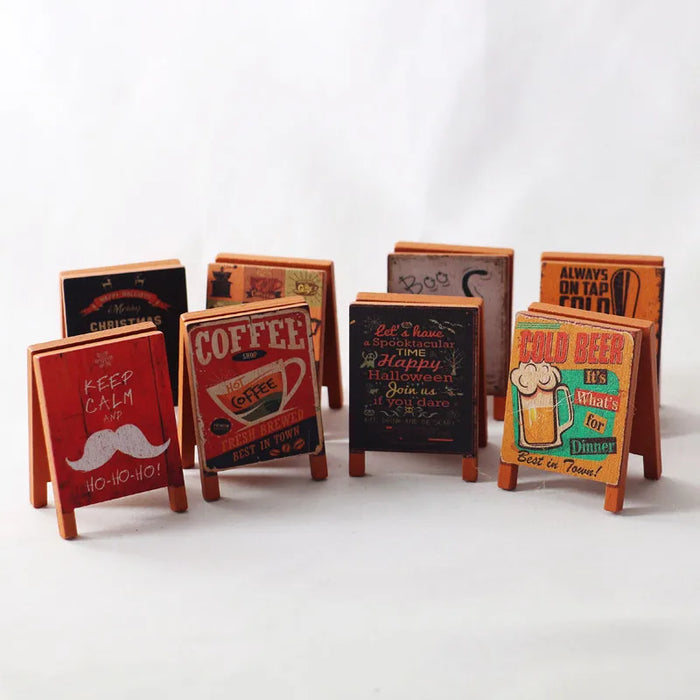 Mini Chalkboard Painting Christmas Halloween Day