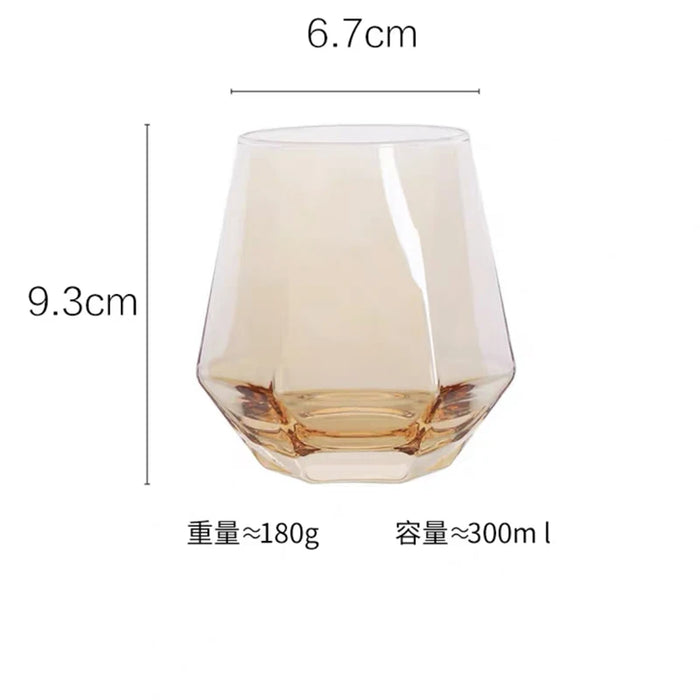 Smoke Gray Whiskey Fruit Wine Glass Home Minimalist Living Room Drinking Creative Beer Mug Bubble Tea Cup Set