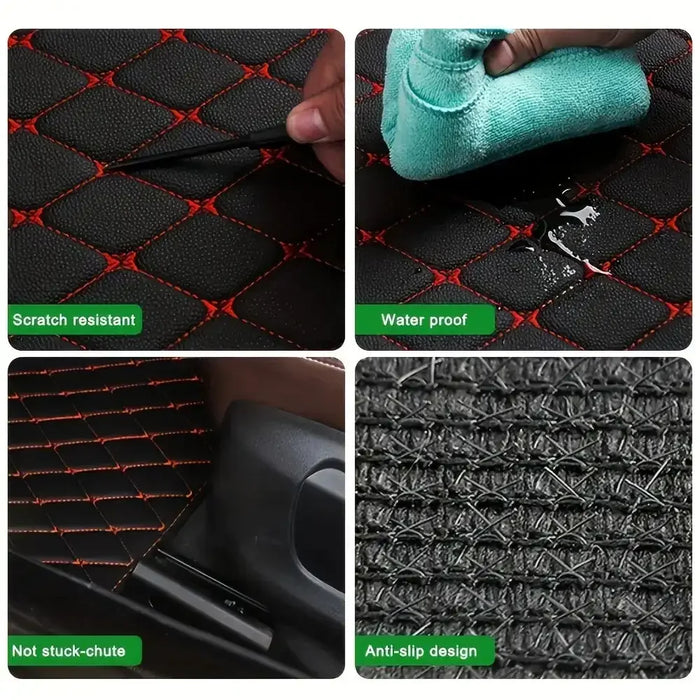 5 pcs Universal Waterproof Leather Car Floor Mats