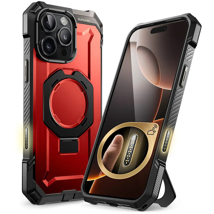 SUPCASE For iPhone 16 Pro Max Case with Camera Control Capture Button UB Grip Heavy Duty Rugged Magnetic Phone Case with Stand