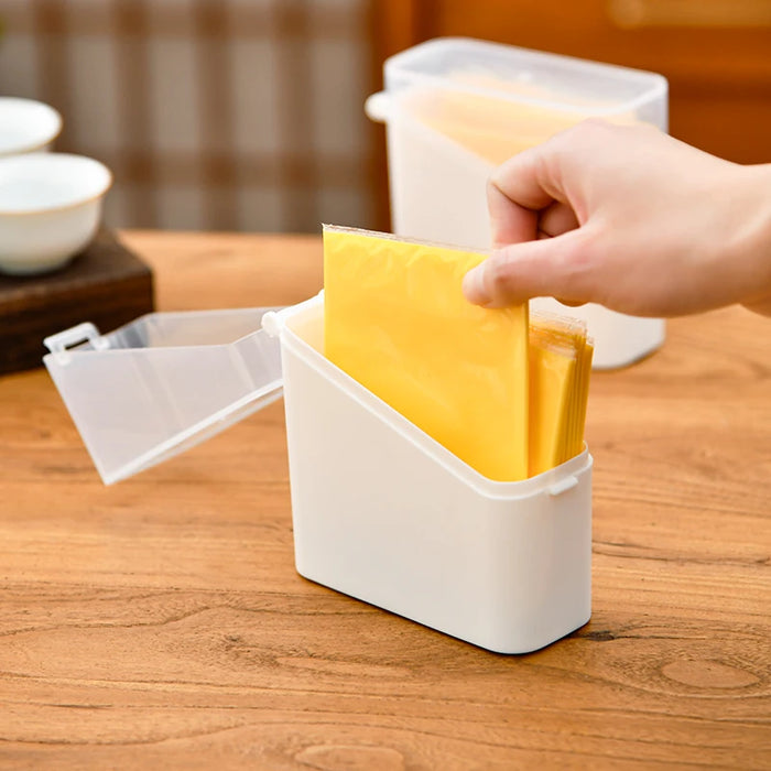 Refrigerator Organizers Case Food Container Cereals Cheese Storage Box Kitchen Fridge Coffee Holder Fresh Vegetable Fruit Basket
