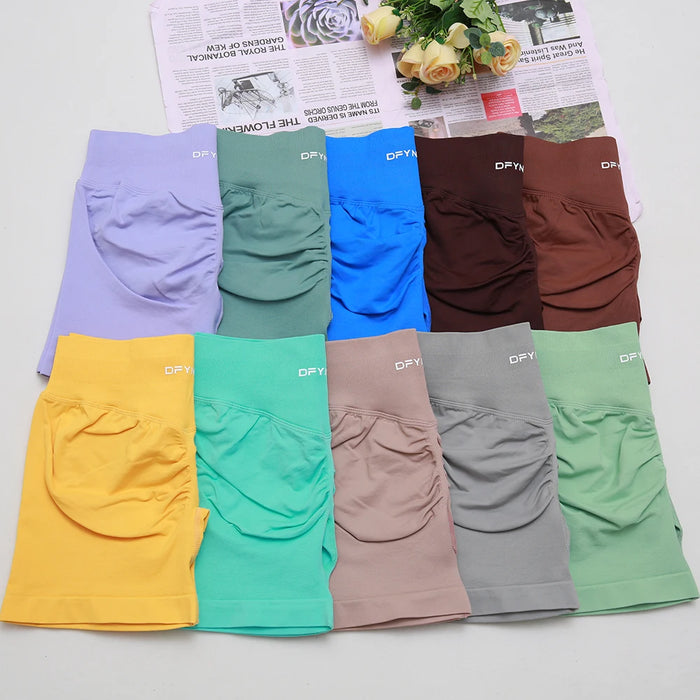 XS - M Shorts Impact Gym Shorts with logo women Fitness Sports Shorts Yoga Shorts Workout Scrunch Butt Seamless Leggings
