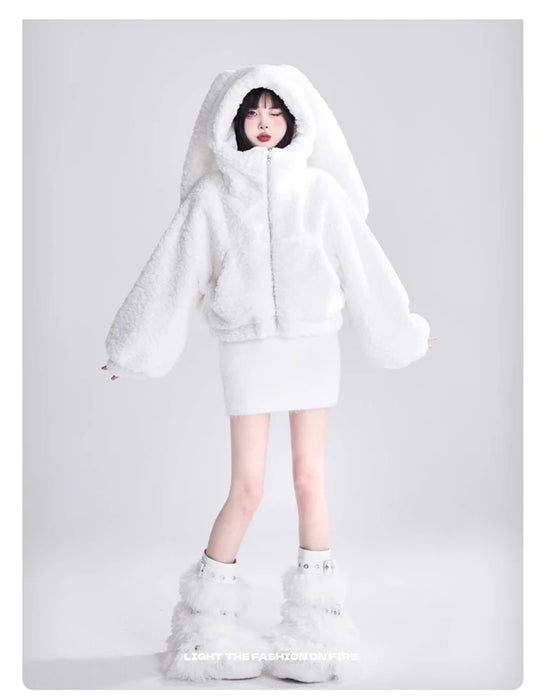 Autumn Winter Faux Fur Coat