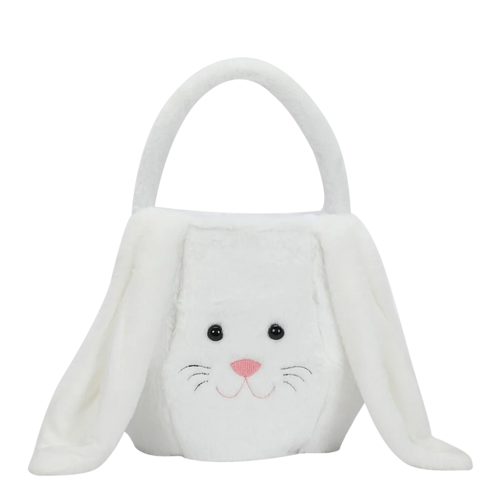 Cute Easter Basket Plush Easter Buckets With Long Ear Boys Girls Spring Egg Hunting Bags Kid Easter Tote Bags Festival Decor