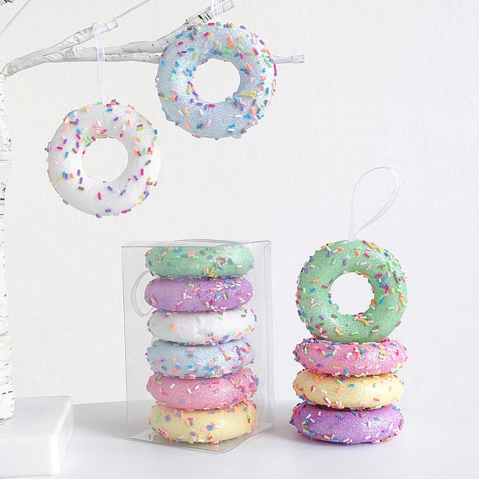 Mix Cute Candy Donuts Cupcake Ice Cream Cone Christmas Ornaments