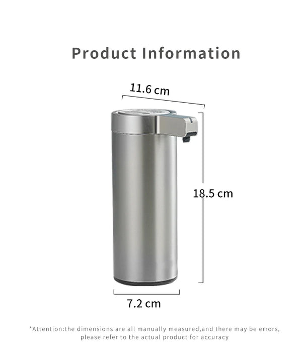 Kitchen Soap Machine Automatic Sensor Out of Hand Sanitizer Smart Electric Body Wash Soap Dispenser 304 Stainless Steel