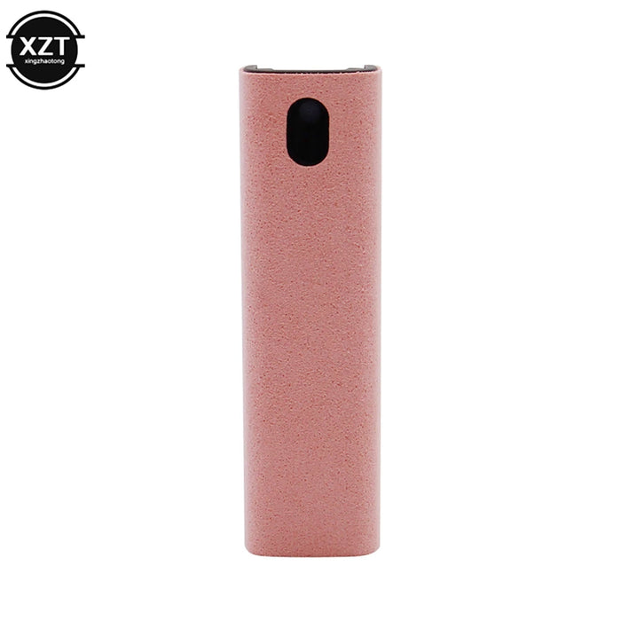 2 in1 Phone Screen Cleaner Spray Bottle Computer Mobile Phone Screen Dust Removal Tool Microfiber Cloth Set Tool Without Liquid