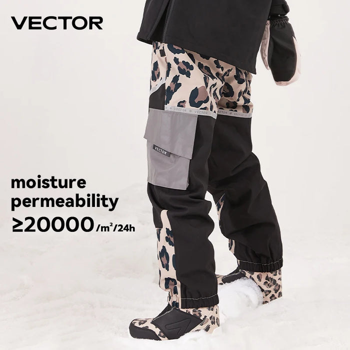 Winter Ski Pants Women Warm Snow Trousers