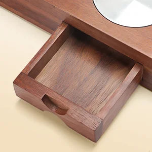 Cigar Humidor Cigar Ashtray Set Wooden Jar With Hygrometer Humidifier Cigar Gifts for Men