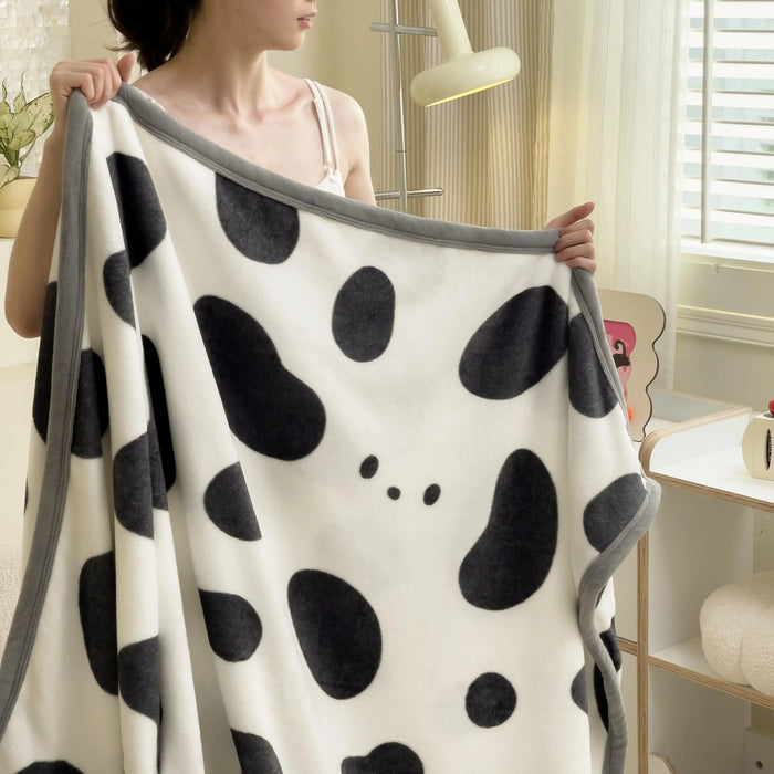 YanYangTian 2024 New Capybara Thin blanket sofa cover bedding Cute puppy print Autumn Winter warm comforter Home and decoration