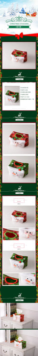 2024 New Christmas Decoration Paper Towel Cover Christmas Desktop