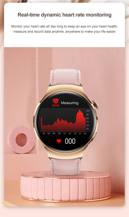 2025New GPS NFC Bluetooth Call Smartwatch Women Watch 4 mini Sports Track Heart Rate Oximetry Monitoring Health Smartwatch Woman