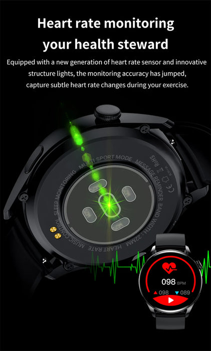 2024 New SmartWatch for Men Women Watches Amoled Bluetooth Call Sport IP67 Waterproof Heart Rate Sleep Smart Watch Pk Gt3 Pro