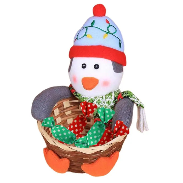 Christmas Candy Bowl Basket Christmas Table Decor Candy Holder