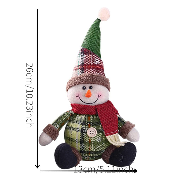 Christmas Santa Snowman Deer Doll Decoration