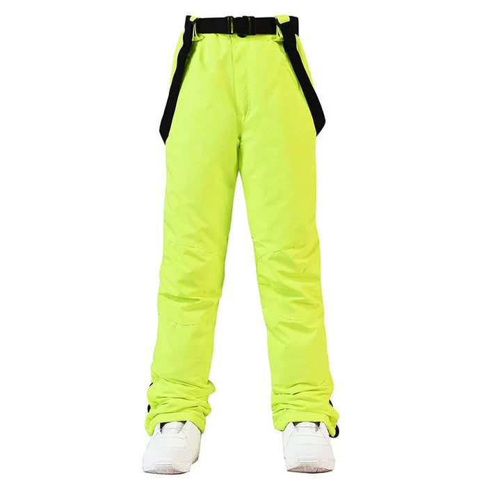 New Men and Women Winter Outdoor Ski Pants Windproof Waterproof Warm Breathable Snowboarding Pants Snow Sports Bibs Pants
