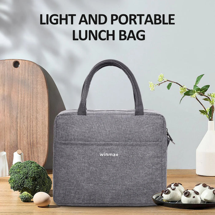 Lunch Box Thermal Bag Portable Waterproof Durable Wide Opening
