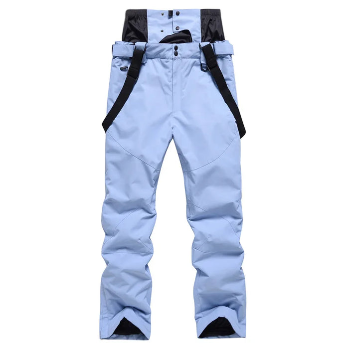 Unisex Suspenders Ski Pants Waterproof Warm and Breathable