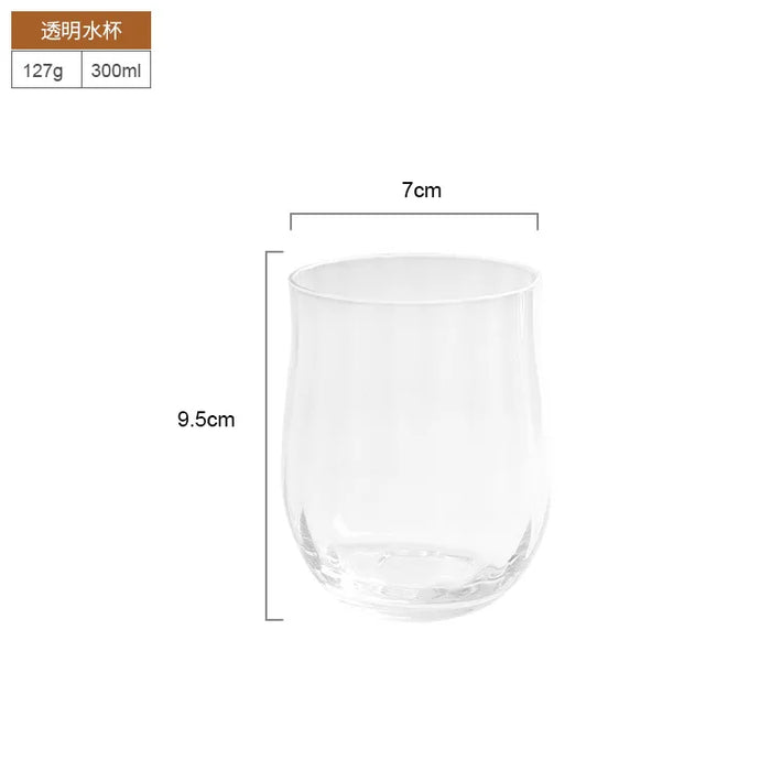Golden Edge Ripple Champagne Wine Glass Colourful Home Transparent Lead Free Crystal Cocktail Glasses Whiskey Juice Drinking Cup