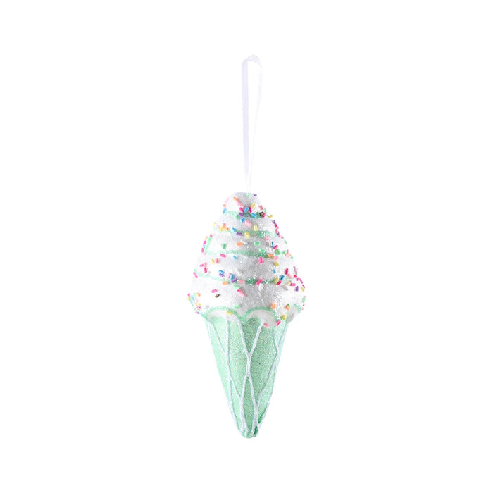 Mix Cute Candy Donuts Cupcake Ice Cream Cone Christmas Ornaments