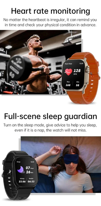 2025 New T900 Ultra Smartwatch 49mm 2.09" AMOLED Screen NFC Fitness Waterproof Watches for Man IWO Watch Ultra 9 Smart Watch Men
